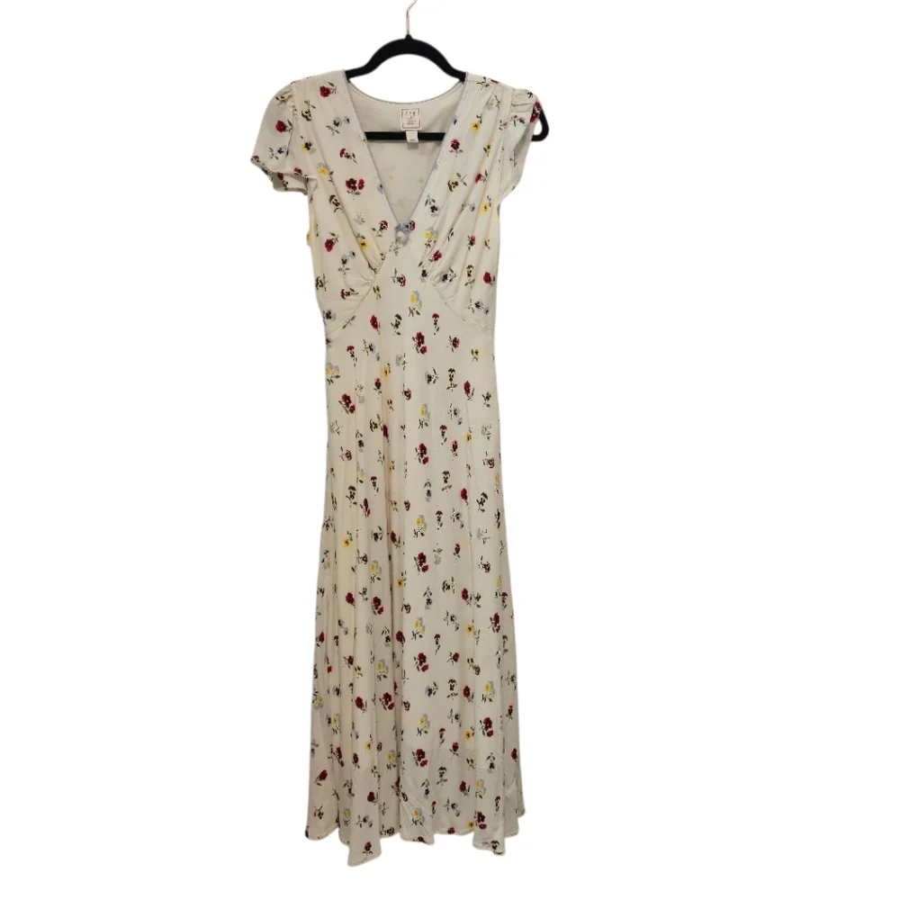 Gap x Doen Collab Floral Midi Dress Size 2 EUC - Picture 8 of 8